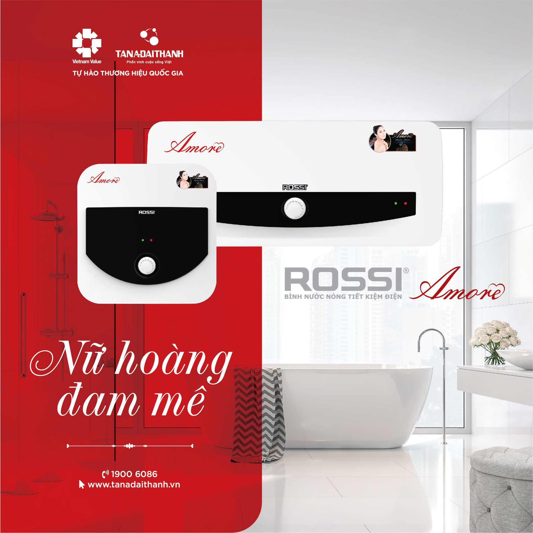 Bình nước nóng Rossi Amore