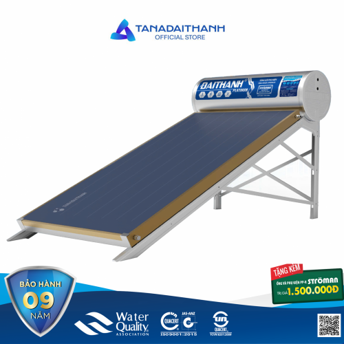 Máy nước nóng năng lượng mặt trời Tấm Phẳng 220L